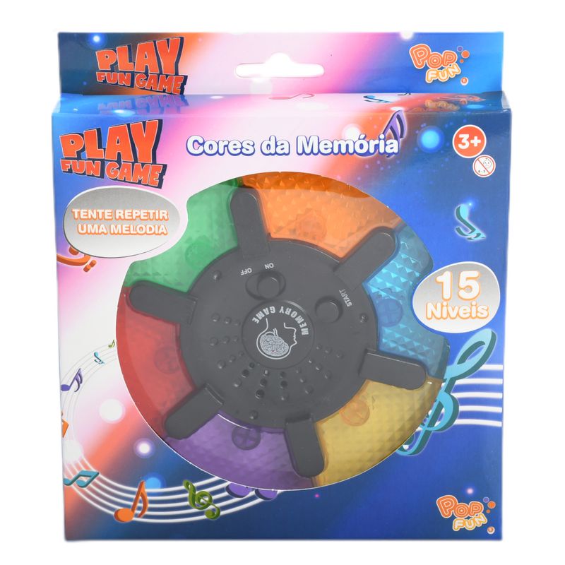 STISL517 - Jogo Interativo com Luz e Som - Cores da Memoria - Play Fun Game - BBR Toys 2