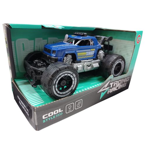 Carrinho de Fricção com Luz e Som - Police Swat - Strong Racing - Yes Toys