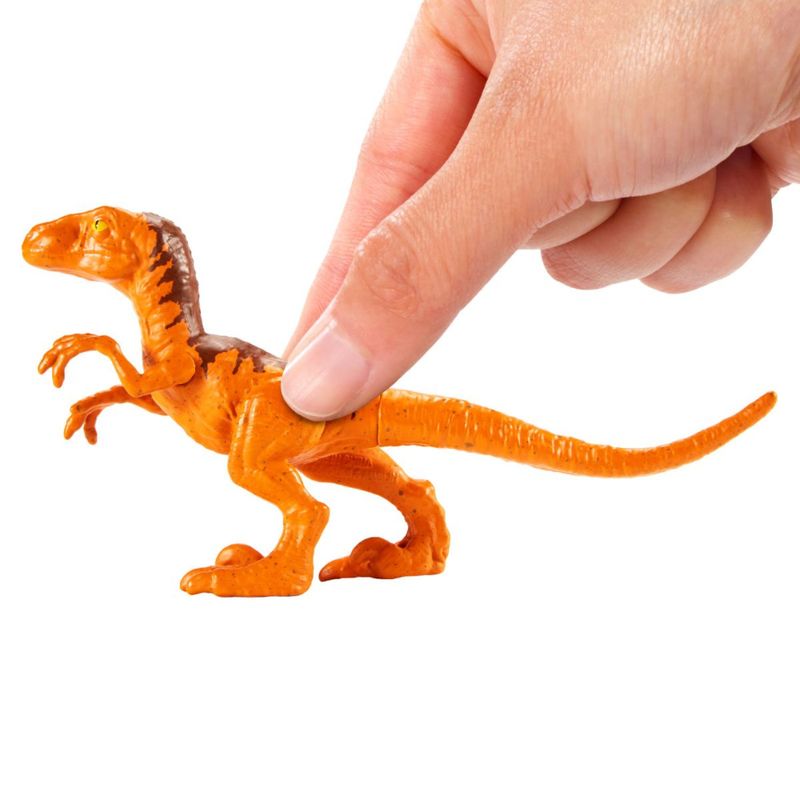 MATJGG14 JGG18 - Mini Dinossauro - Velociraptor - Jurassic World - Mattel 6