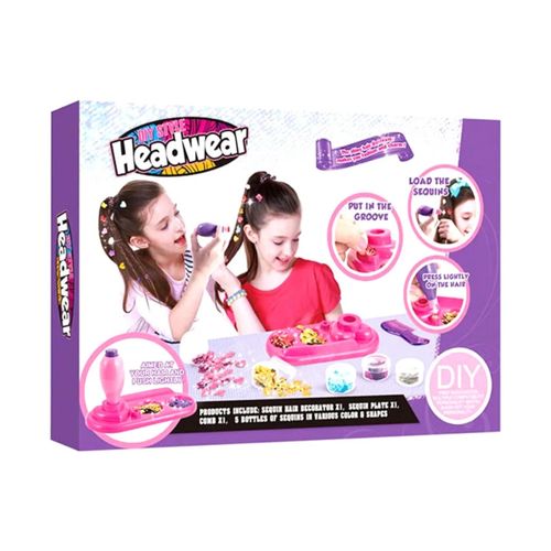 Conjunto de Acessórios - Kit Cabelo Fashion - Lantejoulas - Faça Você Mesmo - Yes Toys