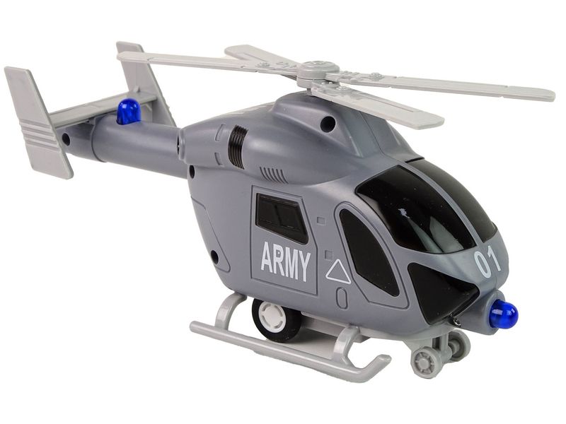 YES328965 - Helicoptero com Friccao - Army - Som e Luz - 19 cm - Superlegal 3