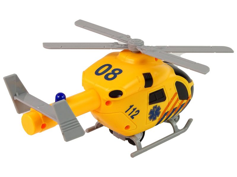 YES328964 - Helicoptero com Friccao - Ambulance - Som e Luz - 19 cm - Superlegal 3