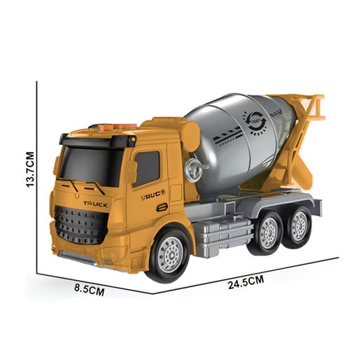 Caminhão de Fricção com Betoneira - City Truck - Luz e Som - 23 cm - Superlegal