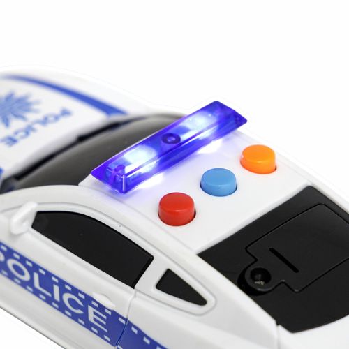 Veículo com Fricção - Carro da Polícia - Luz e Som - 16 cm - Superlegal
