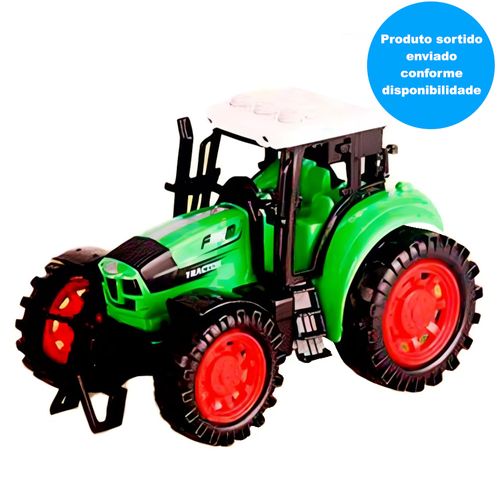 Veículo com Fricção - Trator - Farm Truck Series - Som e Luz - Sortido - 15 cm - Superlegal