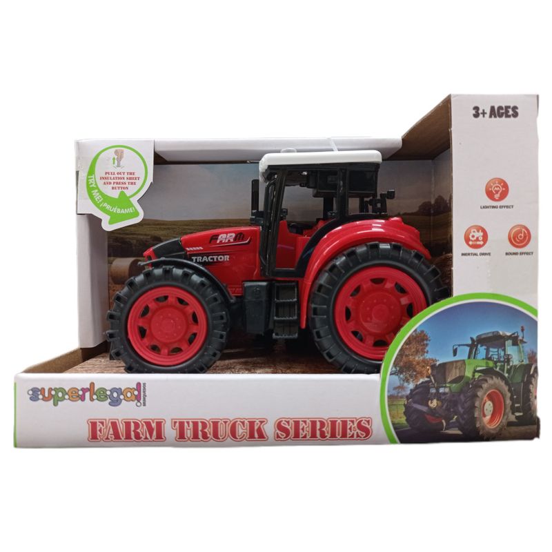 YES328941 - Veiculo com Friccao - Trator - Farm Truck Series - Som e Luz - Sortido - 15 cm - Superlegal 2