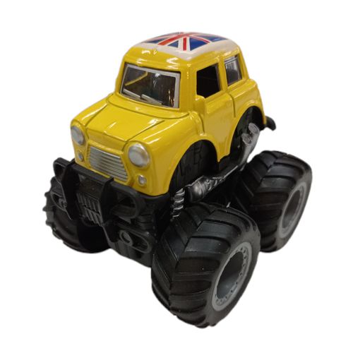 Conjunto com Carrinhos de Fricção - Monster Truck - Big Wheels World - Sortido - 8 cm - Yestoys