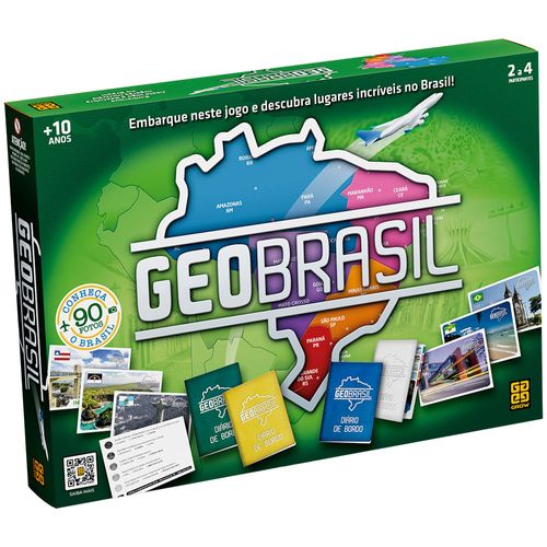 Jogo de Tabuleiro - Geobrasil - Grow