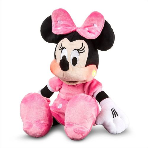 Pelúcia Interativa Disney - Minnie - Luz e Som - 40 cm - Multikids