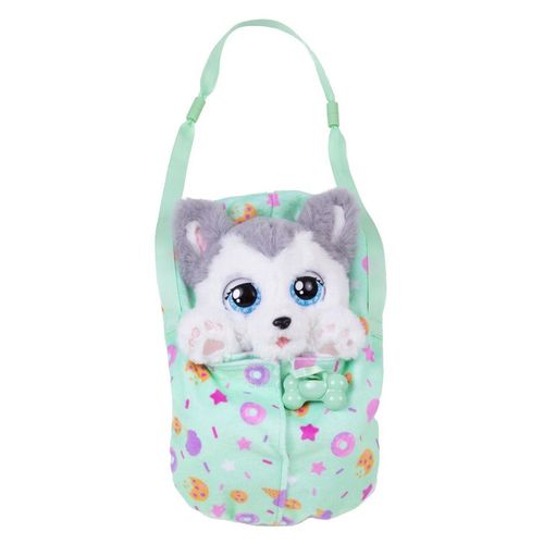 Pelúcia Interativa com Sons - Husky - Baby Paws - 21 cm - Multikids