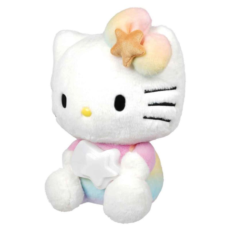 SUN4326 - Pelucia Hello Kitty com Luz e Som - Rainbow Wish - 25 cm - Sunny 5