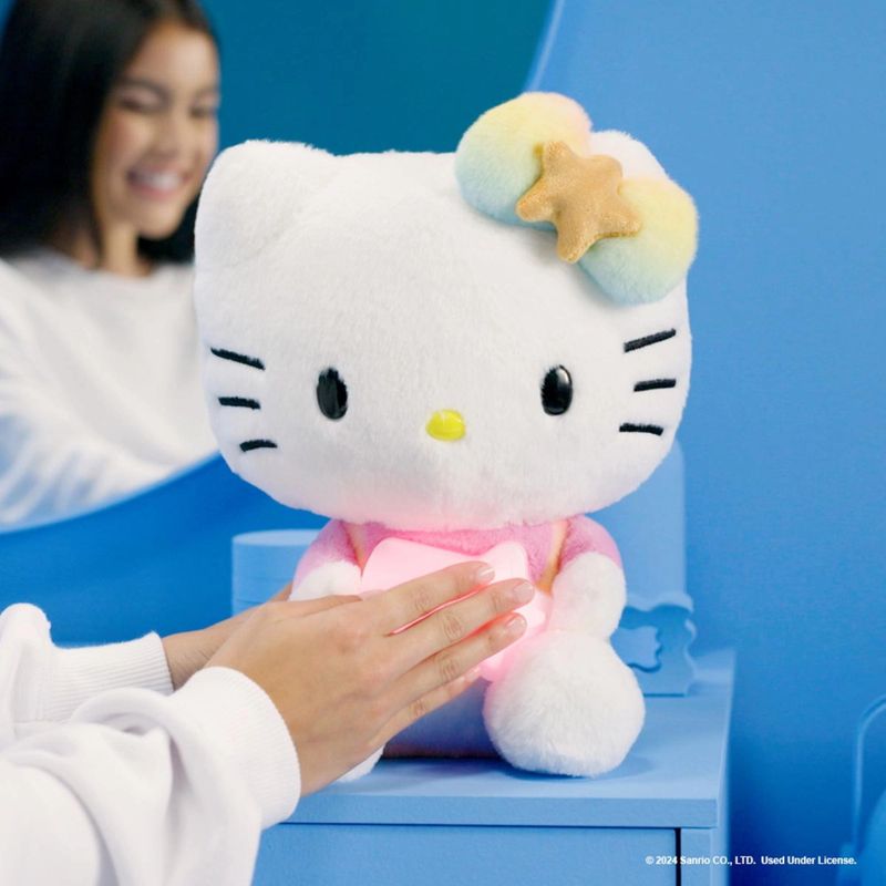 SUN4326 - Pelucia Hello Kitty com Luz e Som - Rainbow Wish - 25 cm - Sunny 7