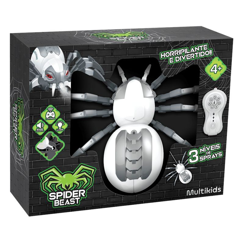 MLABR2134 - Aranha de Controle Remoto - Spider Beast - Som e Luz - Multikids 2