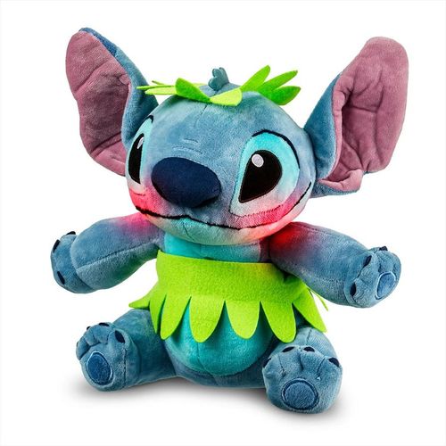 Pelúcia com Luz e Som - Stitch Hula Hula - Disney - 30 cm - Multikids