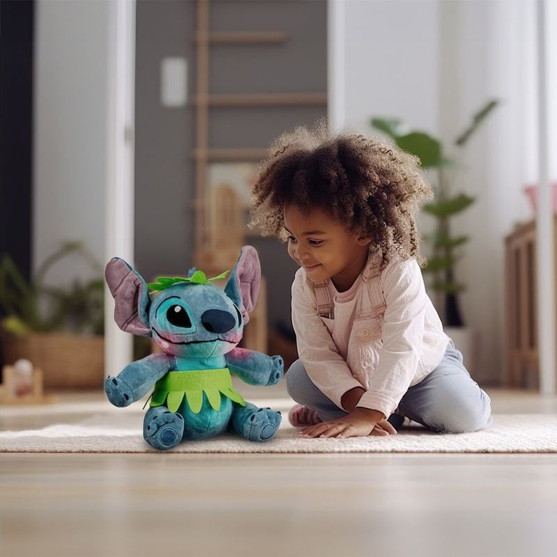 MLABR2199 - Pelucia com Luz e Som - Stitch Hula Hula - Disney - 30 cm - Multikids 4