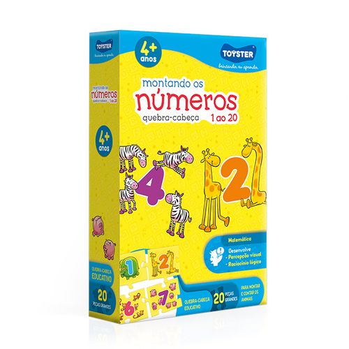 Quebra-Cabeça - Montando os Números - Toyster