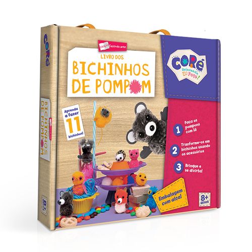Livro dos Bichinhos - Pompom - Coleção Fazendo Arte - Toyster