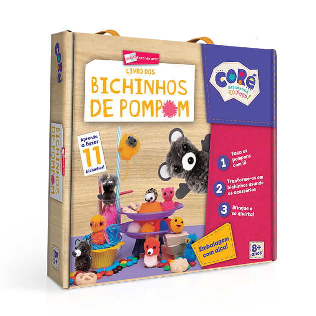 TYT2712 - Livro dos Bichinhos - Pompom - Colecao Fazendo Arte - Toyster 1