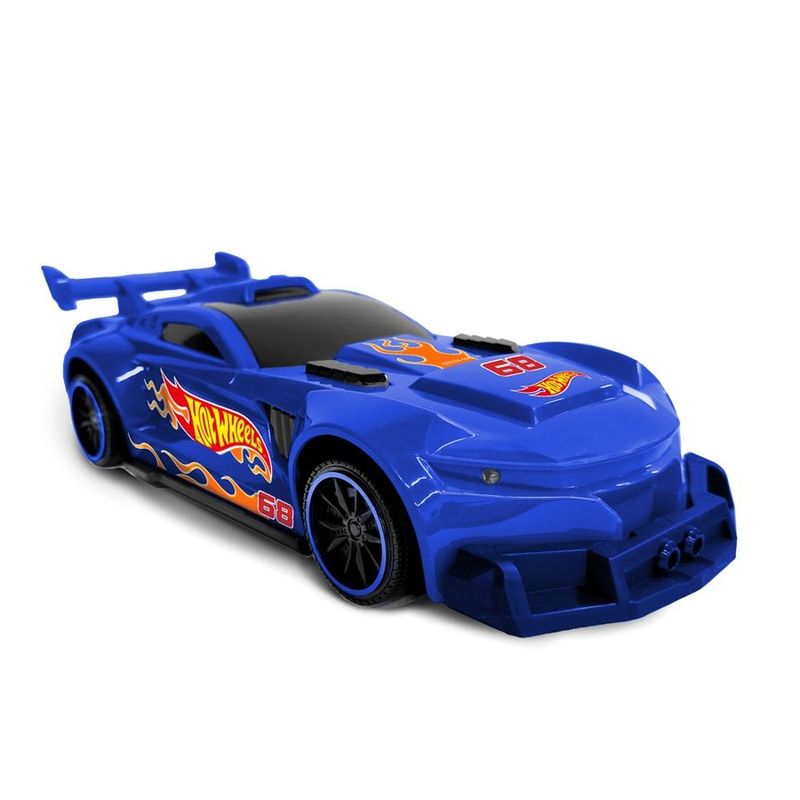 MLABR2264 - Carro Hot Wheels com Friccao - Track Ripper - Luz e Som - Azul - 42 cm - Multikids 1