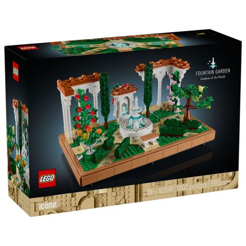 LEGO Icons - Jardim da Fonte - 1302 Peças - 10359