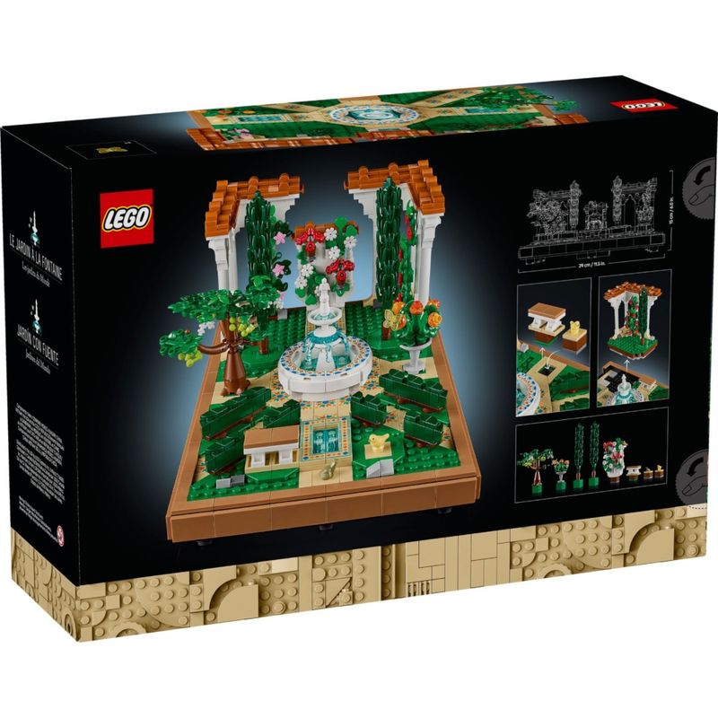 LEG10359 - LEGO Icons - Jardim da Fonte - 1302 Pecas - 10359 6
