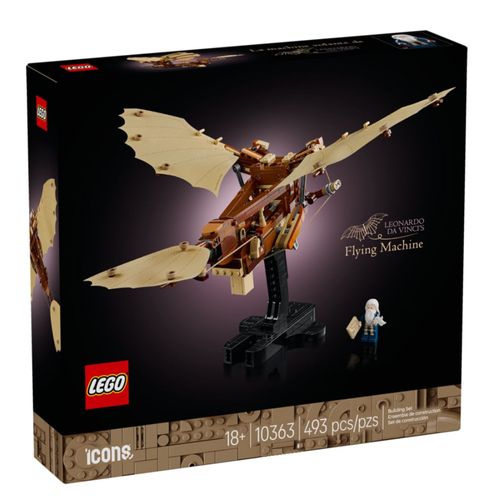 LEGO Icons - A Máquina Voadora de Leonardo da Vinci - 493 Peças - 10363