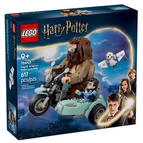 LEGO Harry Potter - Passeio de Moto de Hagrid e Harry - 617 Peças - 76443