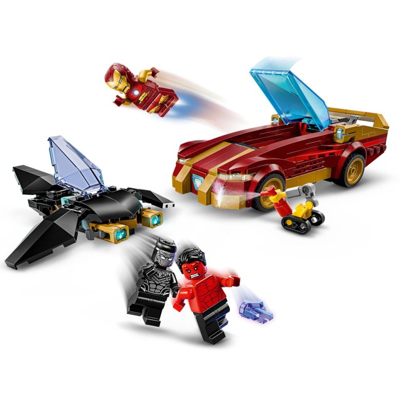 LEG76310---LEGO-Marvel---Carro-do-Homem-de-Ferro-e-Pantera-Negra-vs-Hulk-Vermelho---295-Pecas---76310-3