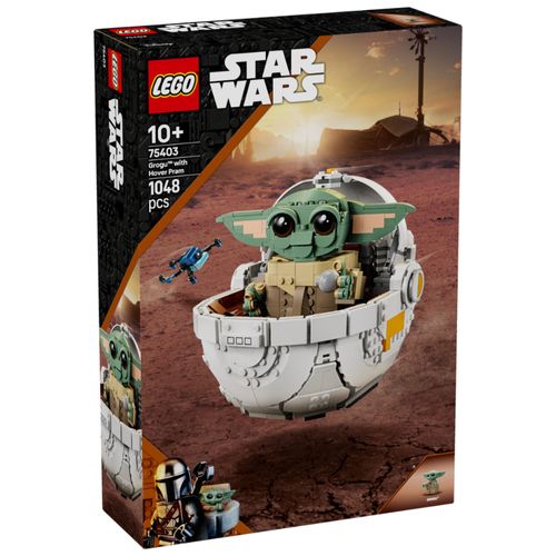 LEGO Star Wars - Grogu com Berço Voador - 1048 Peças - 75403