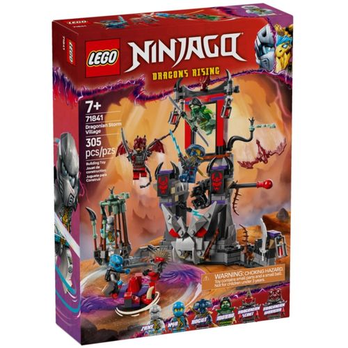 LEGO Ninjago - Vilarejo da Tempestade Dragoniana - 305 Peças - 71841