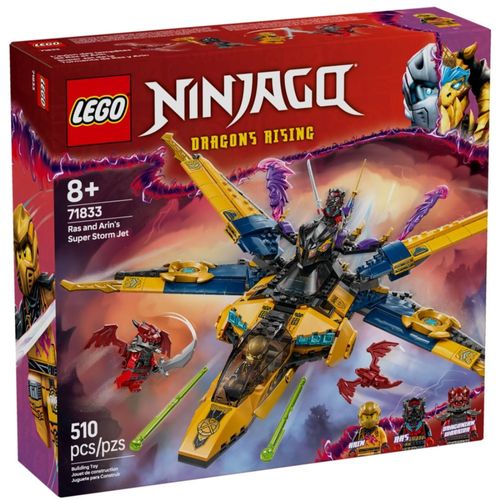 LEGO Ninjago - Superjato da Tempestade do Ras e Arin - 510 Peças - 71833
