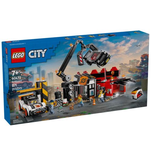 LEGO City - Ferro-velho com Carros - 871 Peças - 60472