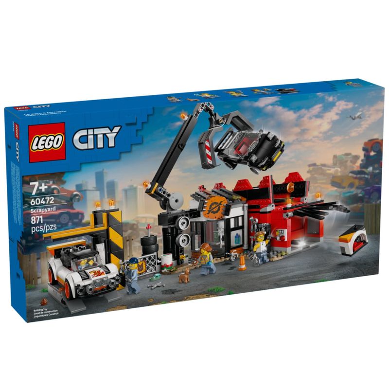 LEG60472 - LEGO City - Ferro-velho com Carros - 871 Pecas - 60472 1
