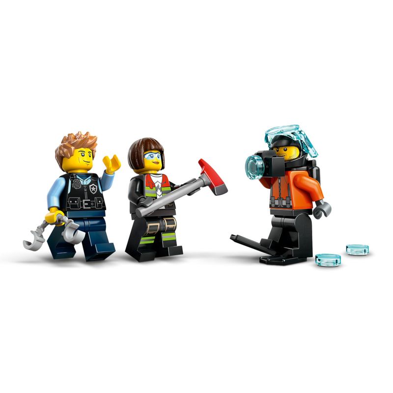 LEG60462 - LEGO City - Helicoptero, Caminhao de Bombeiros e Submarino - 874 Pecas - 60462 6