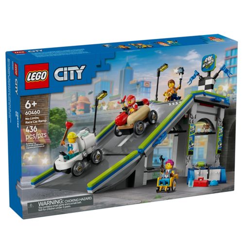 LEGO City - Sem Limites: Rampa para Carros de Corrida - 436 Peças - 60460