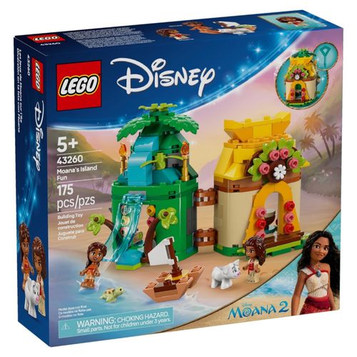 LEGO Disney - Diversão na Ilha de Moana - 175 Peças - 43260