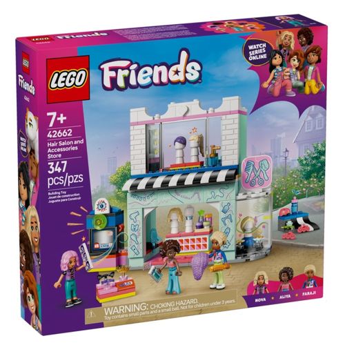 LEGO Friends - Salão de Cabeleireiro e Loja de Acessórios - 347 Peças - 42662