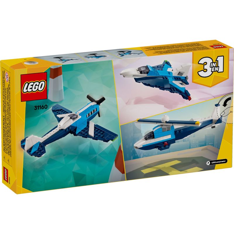 LEG31160 - LEGO Creator 3 em 1 - Aeronave Aviao de Corrida - 178 Pecas - 31160 8