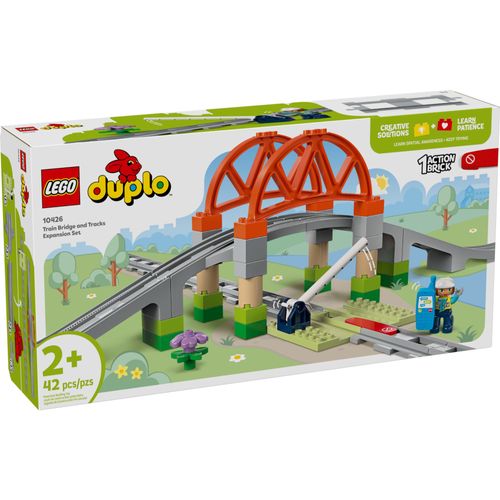 LEGO Duplo - Conjunto de Expansão de Ponte e Trilhos de Trem - 42 Peças - 10426