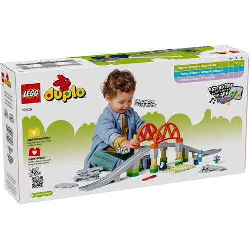 LEGO Duplo - Conjunto de Expansão de Ponte e Trilhos de Trem - 42 Peças - 10426