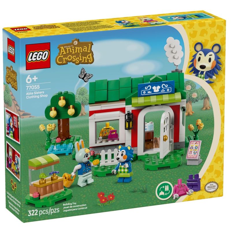 LEG77055 - LEGO Animal Crossing - Butique das irmas Able - 322 Pecas - 77055 1