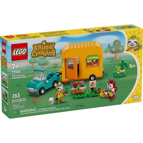 LEGO Animal Crossing - Trailer e Loja de Jardinagem do Leif - 263 Peças - 77054
