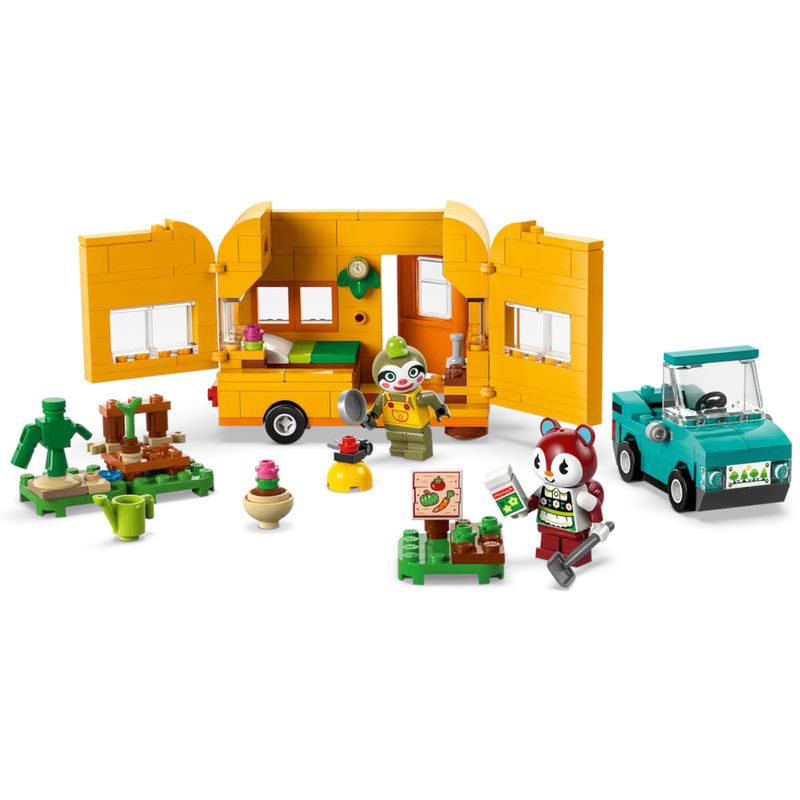 LEG77054 - LEGO Animal Crossing - Trailer e Loja de Jardinagem do Leif - 263 Pecas - 77054 4
