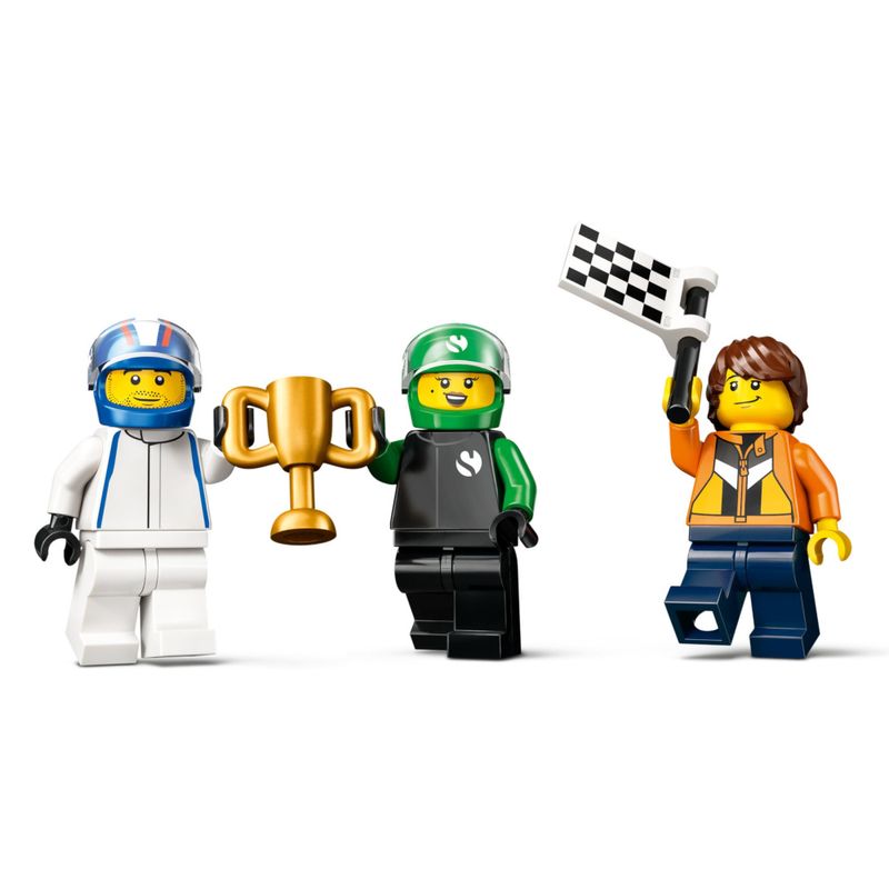 LEG43262 - LEGO City - F1 Grid com Carros de Corrida VCARB e Sauber - 313 Pecas - 43262 4