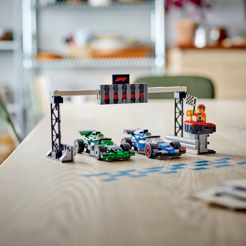 LEG43262 - LEGO City - F1 Grid com Carros de Corrida VCARB e Sauber - 313 Pecas - 43262 6