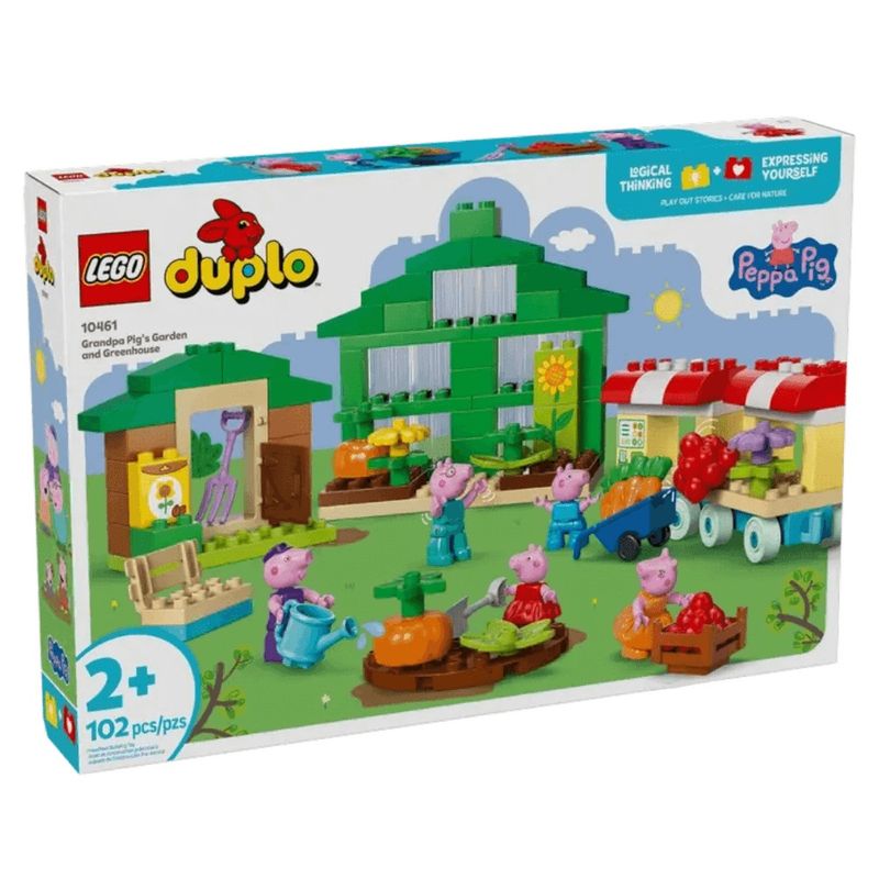 LEG10461 - LEGO Duplo - Jardim e Estufa do Vovo Pig - 102 Pecas - 10461 1