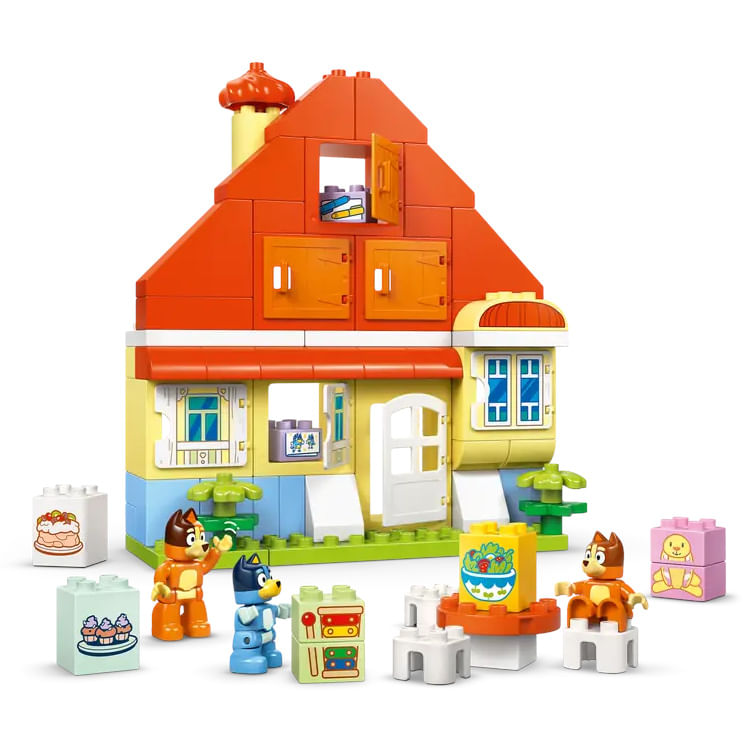 LEG10459 - LEGO Duplo - Casa da Familia Bluey com Jogo da Memoria - 83 Pecas - 10459 2
