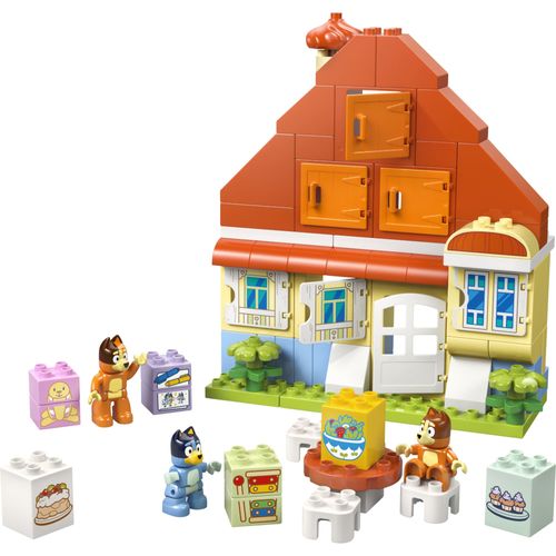 LEGO Duplo - Casa da Família Bluey com Jogo da Memória - 83 Peças - 10459