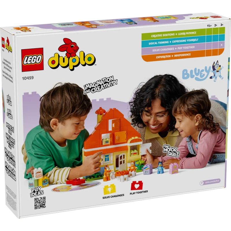 LEG10459 - LEGO Duplo - Casa da Familia Bluey com Jogo da Memoria - 83 Pecas - 10459 6
