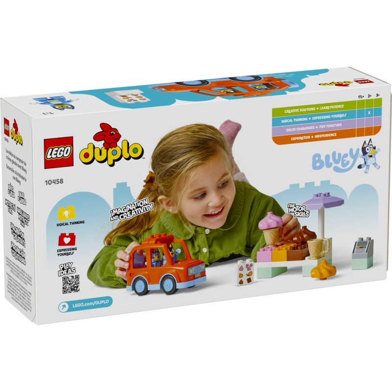 LEG10458 - LEGO Duplo - Viagem do Sorvete com Bluey - 22 Pecas - 10458 4